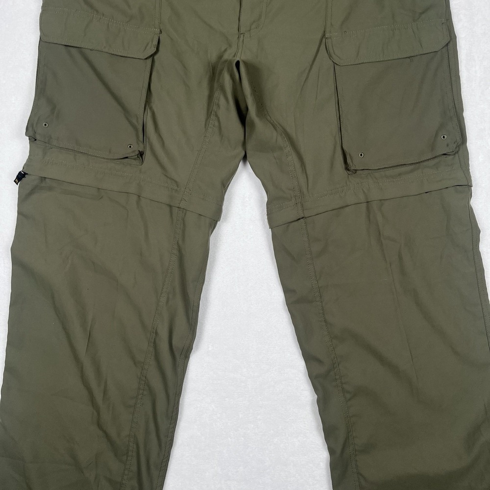 Boy Scouts Of America Pants XL Green Switchback Convertible Cargo Belt Unhemmed - Picture 3 of 11